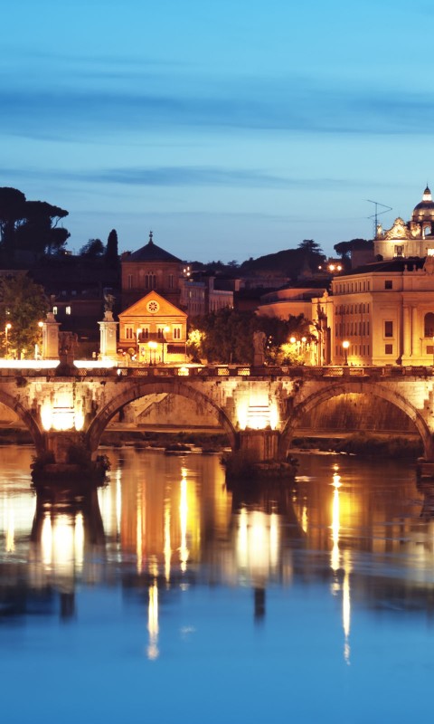 Rome Bridge 480x800