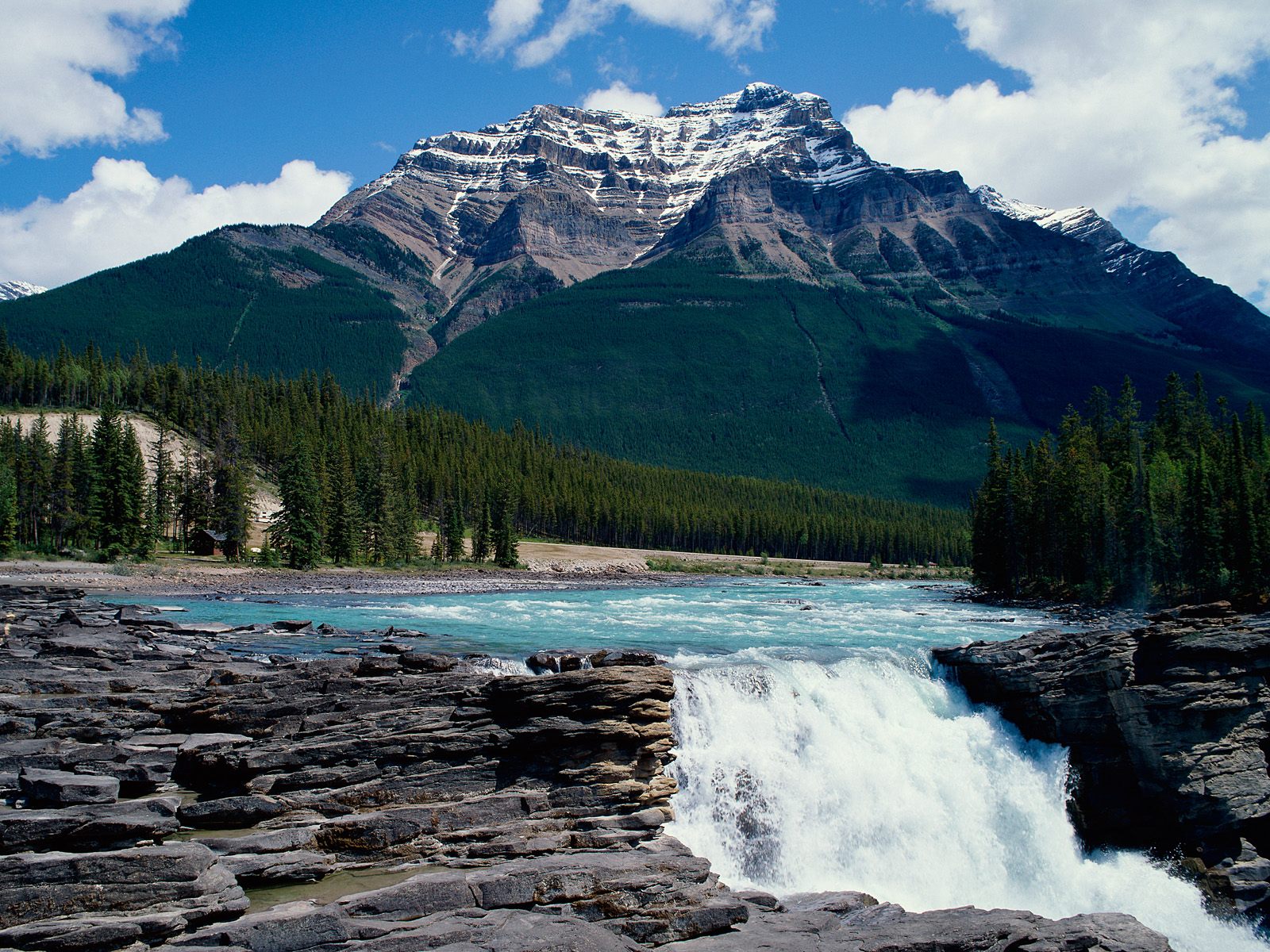 Athabasca Falls Jasper National Park Alberta