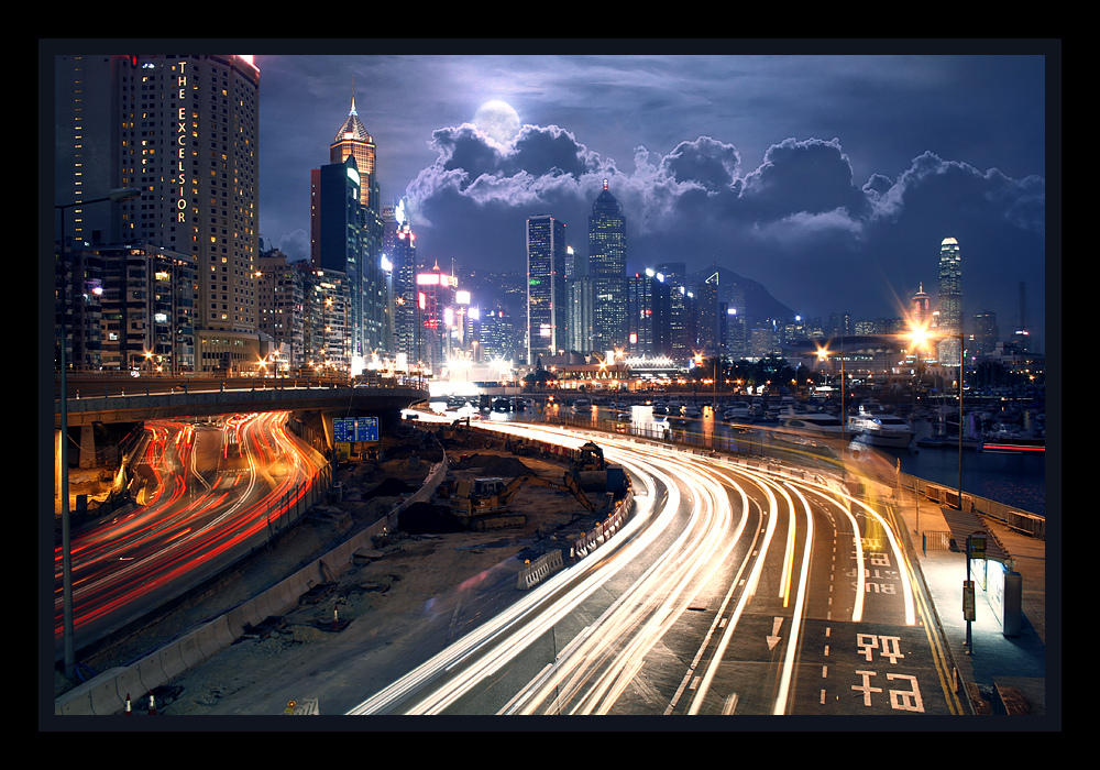 Hong kong street lights 1000 x 700