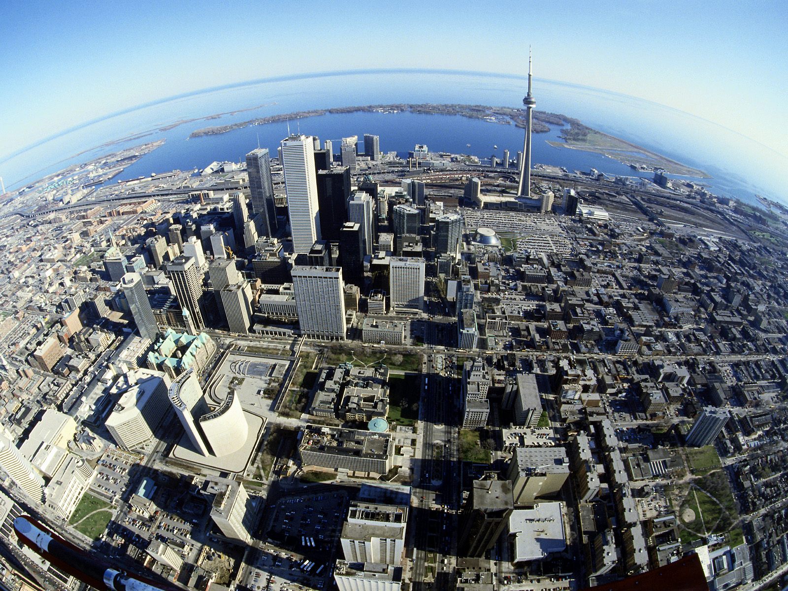 Birds Eye View of Toronto