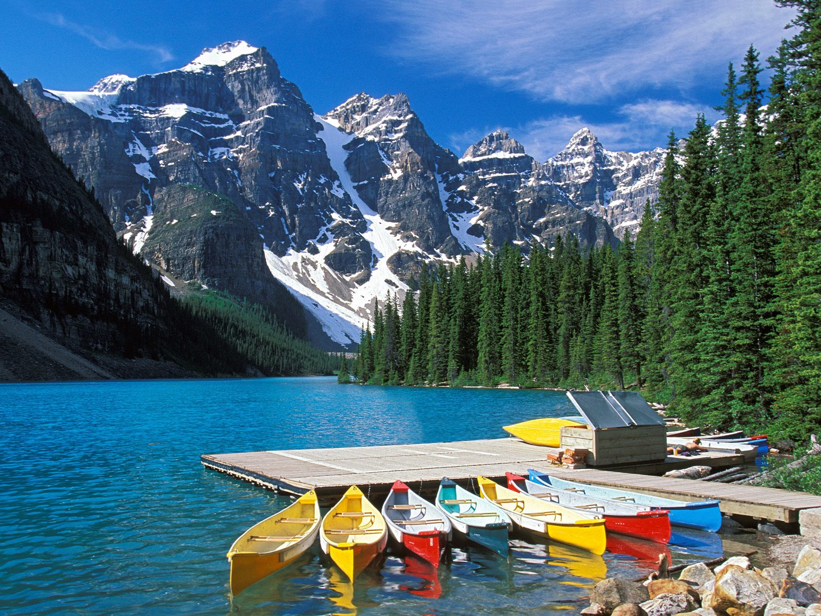 Moraine Lake Banff National Park Picture Moraine Lake Banff National