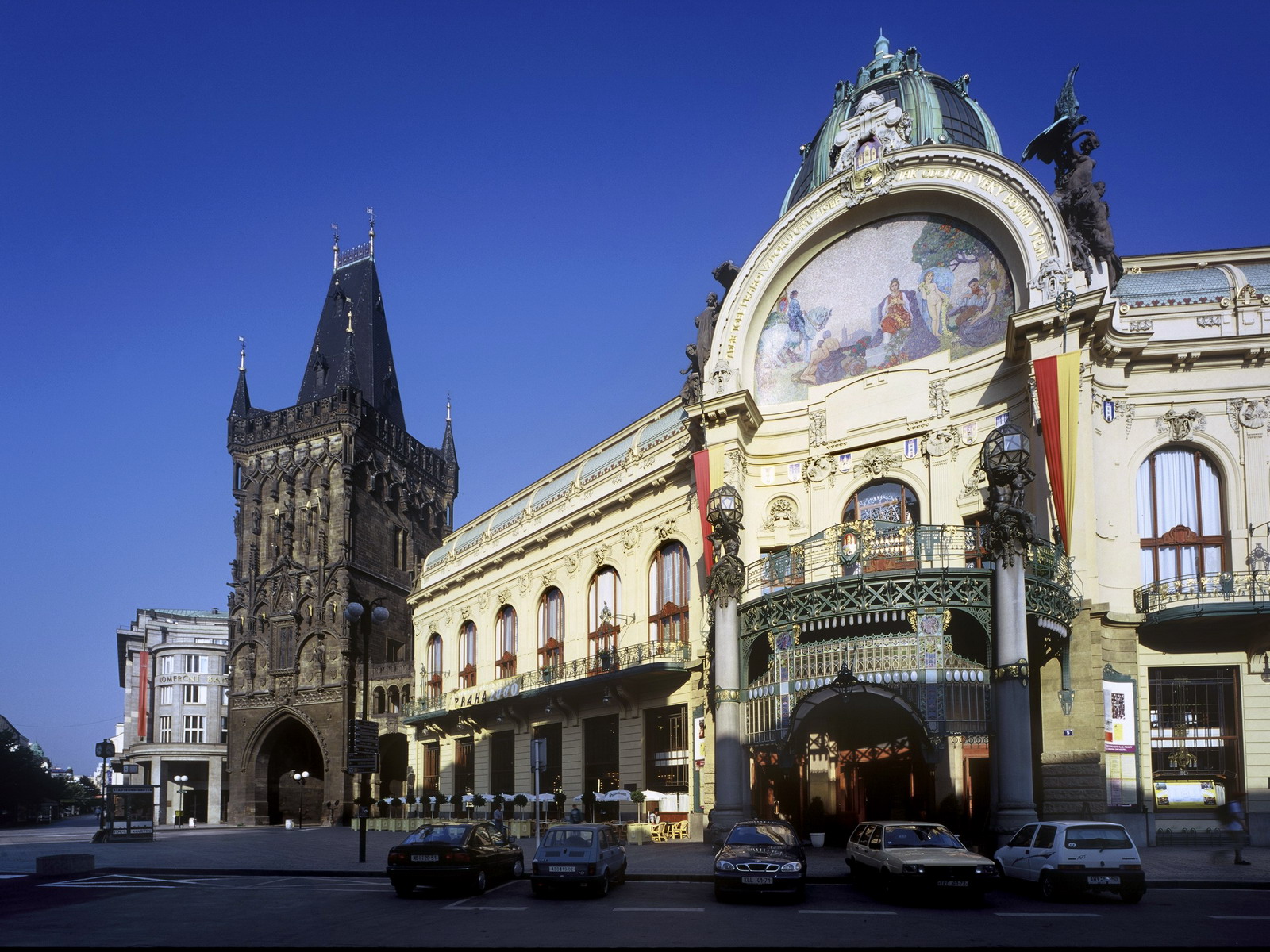 Municipal House and Powder Tower Prague