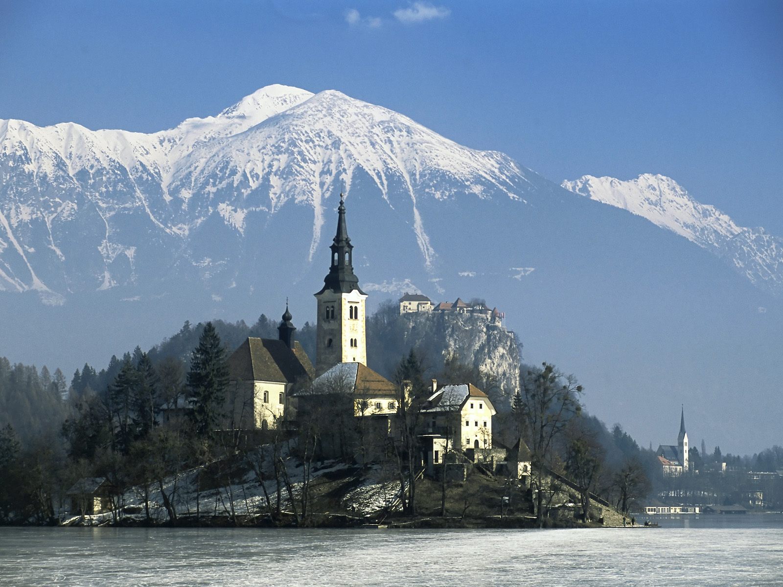 Lake Bled Karavanke Alps Slovenia