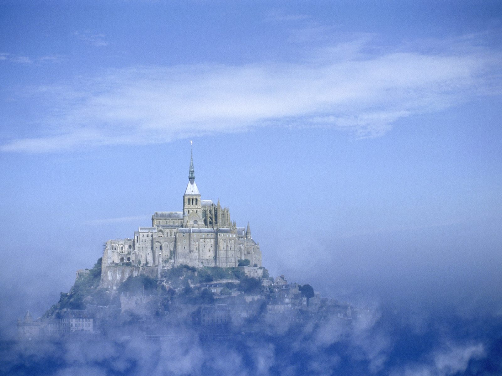 Mont Saint Michel Abbey 1600 x 1200