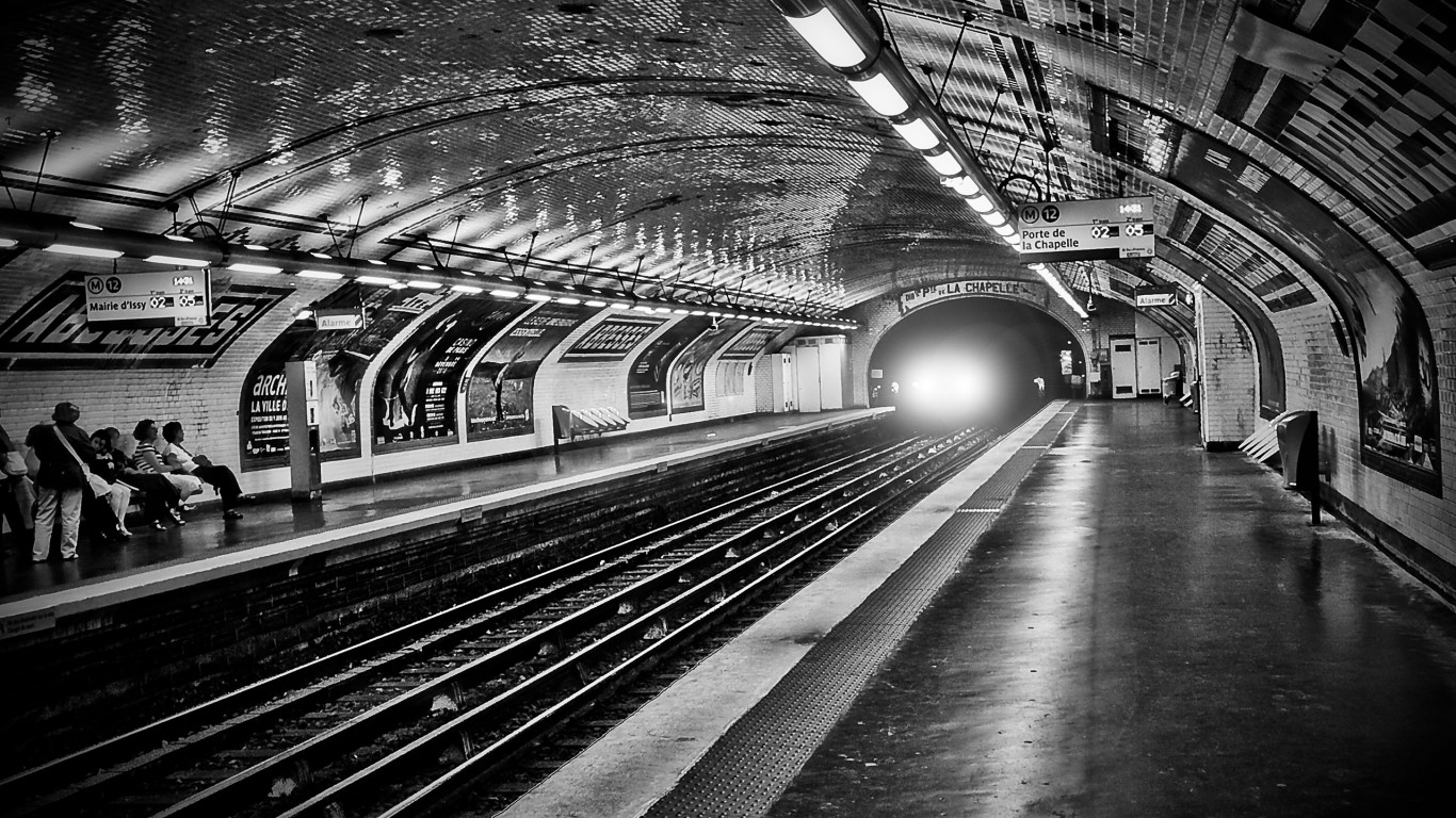 Paris metro 1366x768