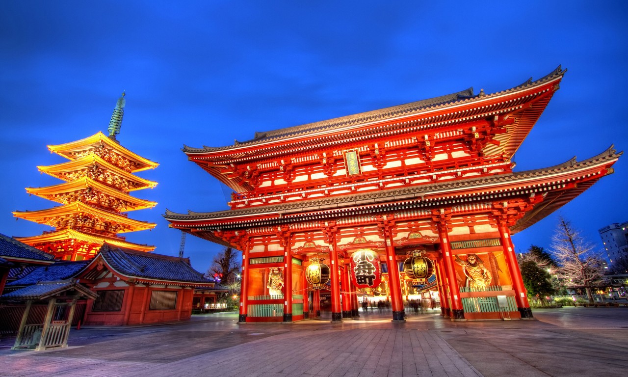 Tokyo temple 1280x768