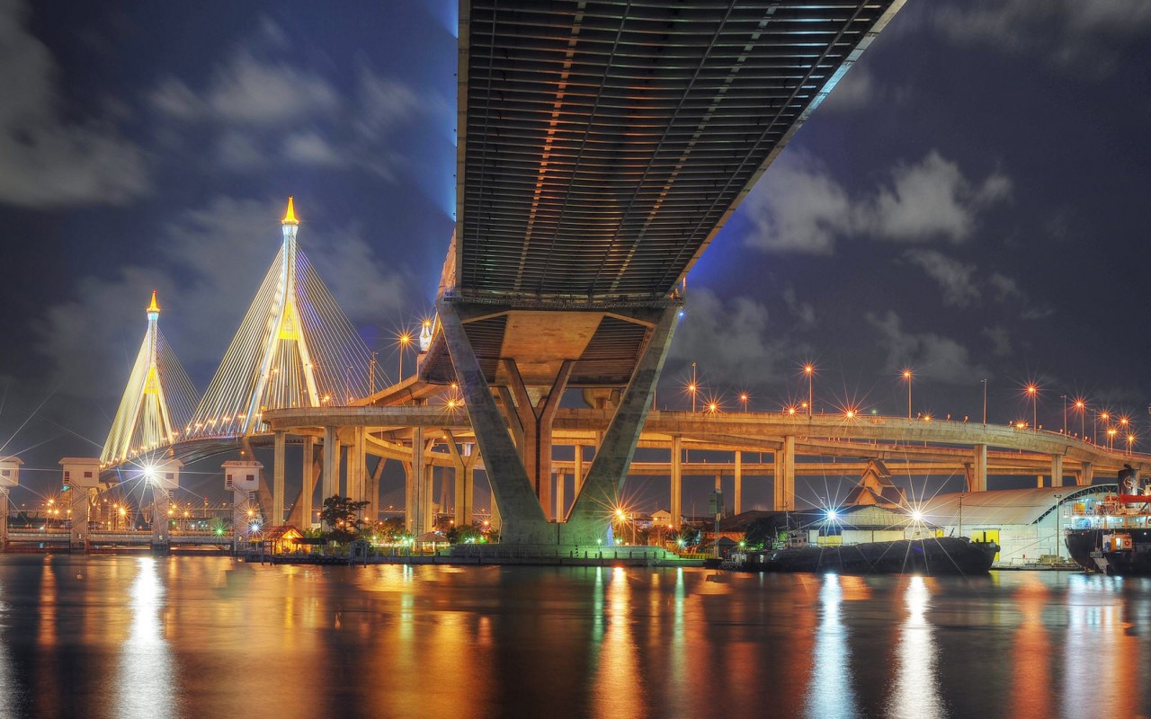 Bhumibol Bridge 1280x800