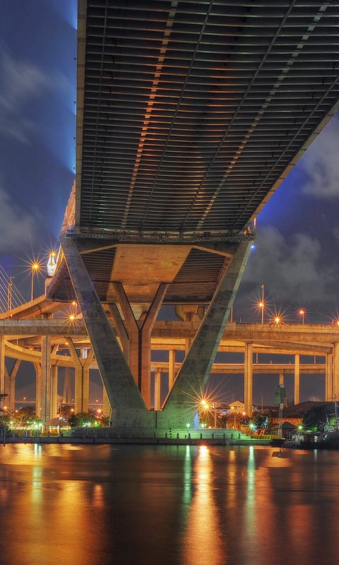 Bhumibol Bridge 480x800