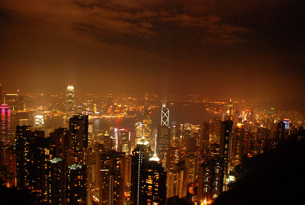 Hong Kong City on fire 600 x 403