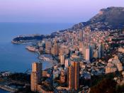 Twilight over Monte Carlo Monaco