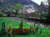 Stone Village of Beddgelert Snowdonia National Park Gwynedd