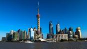 shanghai skyscrapers panorama