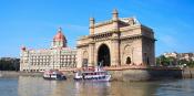 Gate of India and Taj Hotel in Mumbai