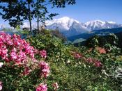 Mont Blanc View From Cordon Village Haute-Savoie 1600 x 1200