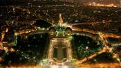 Paris night view 1366x768