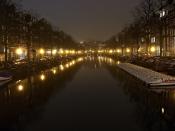 Amsterdam night river 1024 x 768