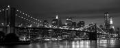 New York Black White 2560x1024